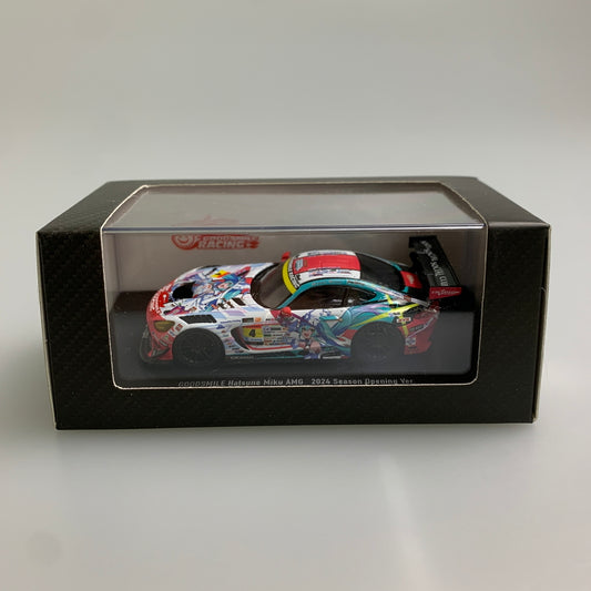 【現状渡し品】 グッドスマイルレーシング 初音ミク AMG 2024 開幕戦Ver. 初音ミク GTプロジェクト ミニカー 053-260427-AS-18-min 万代Net店