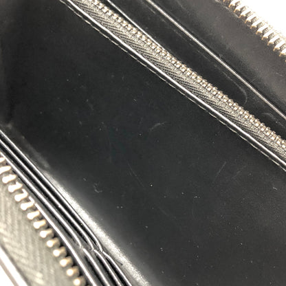 【中古品】【メンズ/レディース】 VERSACE ヴェルサーチェ La Greca グレカ ラウンドファスナー ウォレット 長財布 181-260709-rs-02-fur カラー：ブラック/グレー系 万代Net店