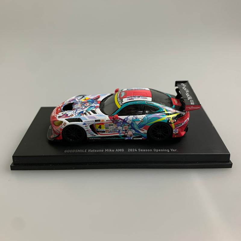 【現状渡し品】 グッドスマイルレーシング 初音ミク AMG 2024 開幕戦Ver. 初音ミク GTプロジェクト ミニカー 053-260427-AS-18-min 万代Net店