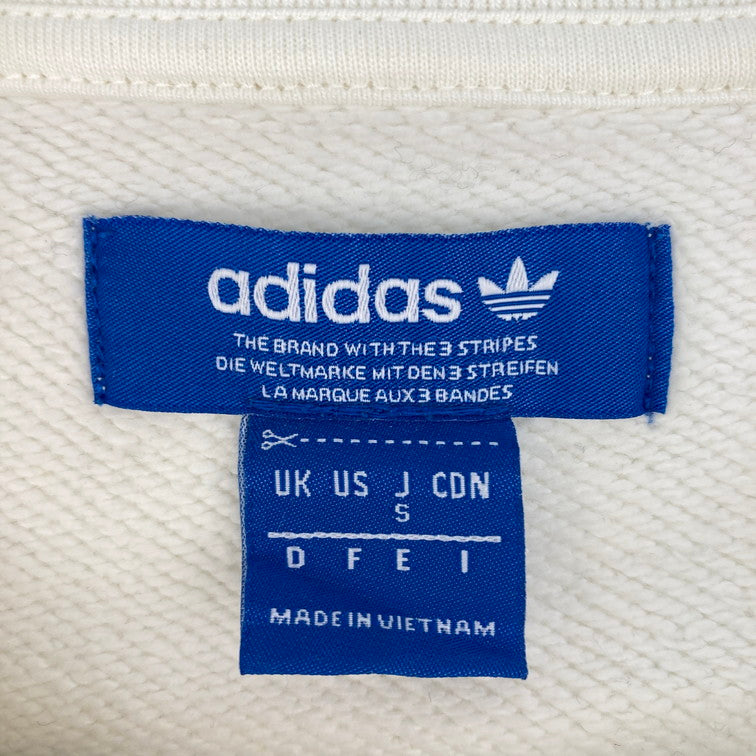 【中古品】【メンズ】 adidas アディダス BQ1801 AC CREW スウェット 148-260107-WA-05-iwa サイズ：S カラー：オフホワイト 万代Net店