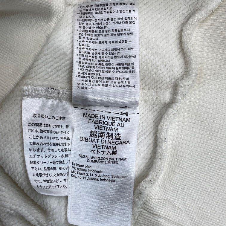 【中古品】【メンズ】 adidas アディダス BQ1801 AC CREW スウェット 148-260107-WA-05-iwa サイズ：S カラー：オフホワイト 万代Net店