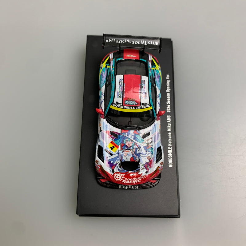 【現状渡し品】 グッドスマイルレーシング 初音ミク AMG 2024 開幕戦Ver. 初音ミク GTプロジェクト ミニカー 053-260427-AS-18-min 万代Net店