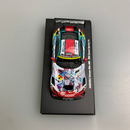 【現状渡し品】 グッドスマイルレーシング 初音ミク AMG 2024 開幕戦Ver. 初音ミク GTプロジェクト ミニカー 053-260427-AS-18-min 万代Net店
