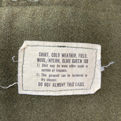 【中古品】【メンズ】 U.S.ARMY 8415-00-188-3794 DLA100-78-C-1005 L/S MILITARY SHIRT ミリタリーシャツ 146-260110-WA-01-iwa サイズ：XS カラー：オリーブグリーン 万代Net店