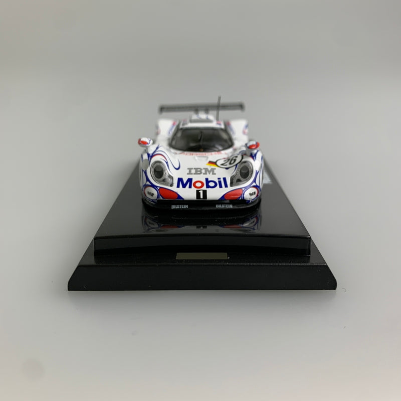 【現状渡し品】 Kyosho 京商 1/64 ポルシェ911 GT1 1998 ル・マン No.26(ホワイト) ミニカー 061-260427-AS-20-min 万代Net店