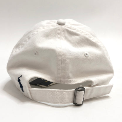 【中古品】【メンズ/レディース】 POLO RALPH LAUREN ポロ・ラルフローレン LOGO BB CAP キャップ 帽子 アクセサリー 185-260709-rs-04-fur サイズ：ONE SIZE(59cm) カラー：ホワイト 万代Net店