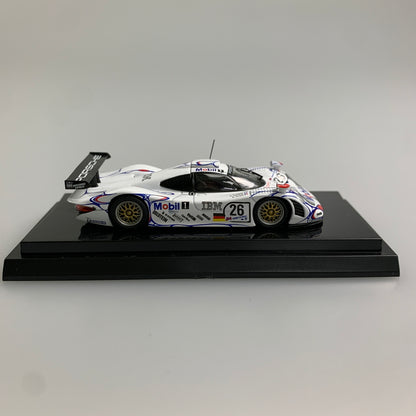【現状渡し品】 Kyosho 京商 1/64 ポルシェ911 GT1 1998 ル・マン No.26(ホワイト) ミニカー 061-260427-AS-20-min 万代Net店