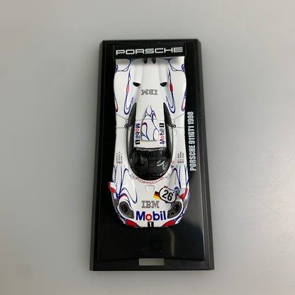 【現状渡し品】 Kyosho 京商 1/64 ポルシェ911 GT1 1998 ル・マン No.26(ホワイト) ミニカー 061-260427-AS-20-min 万代Net店