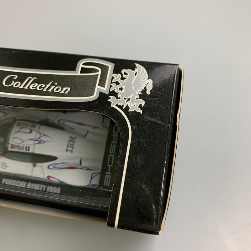 【現状渡し品】 Kyosho 京商 1/64 ポルシェ911 GT1 1998 ル・マン No.26(ホワイト) ミニカー 061-260427-AS-20-min 万代Net店