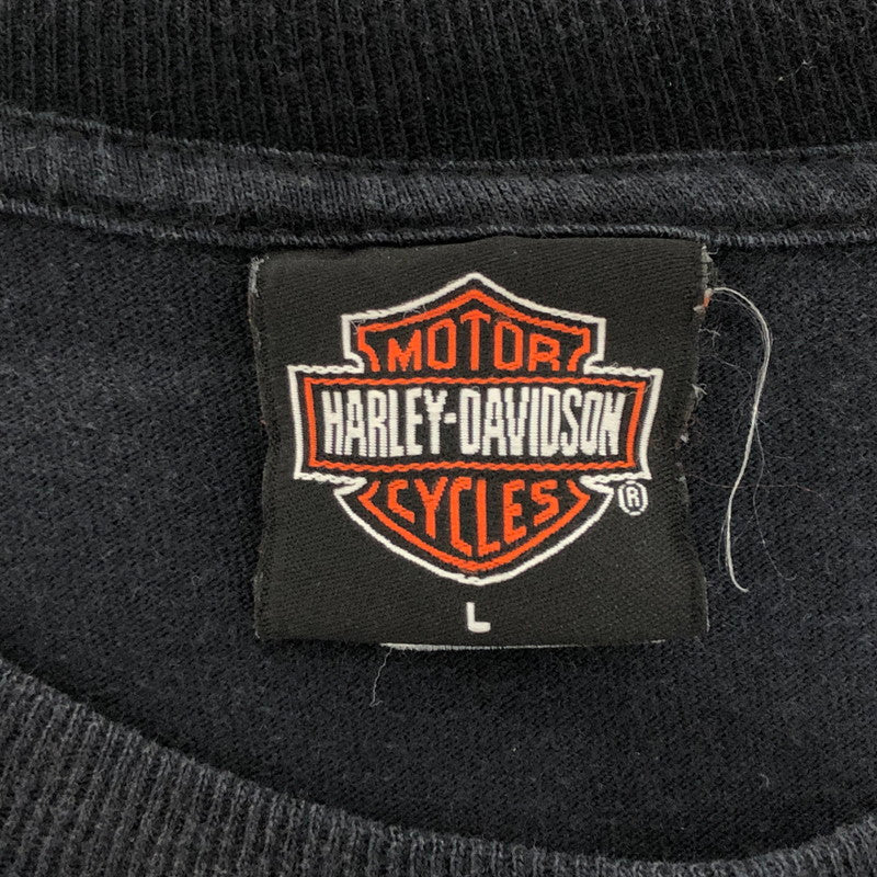 【現状渡し品】【メンズ】 HARLEY DAVIDSON ハーレーダビッドソン 00S LEGENDARY SS TEE 半袖 Tシャツ トップス 古着 ヴィンテージ系 146-260422-rs-01-fur サイズ：L カラー：ブラック 万代Net店