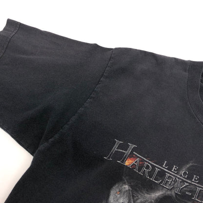 【現状渡し品】【メンズ】 HARLEY DAVIDSON ハーレーダビッドソン 00S LEGENDARY SS TEE 半袖 Tシャツ トップス 古着 ヴィンテージ系 146-260422-rs-01-fur サイズ：L カラー：ブラック 万代Net店