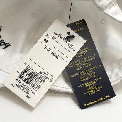 【中古品】【メンズ/レディース】 POLO RALPH LAUREN ポロ・ラルフローレン LOGO BB CAP キャップ 帽子 アクセサリー 185-260709-rs-04-fur サイズ：ONE SIZE(59cm) カラー：ホワイト 万代Net店