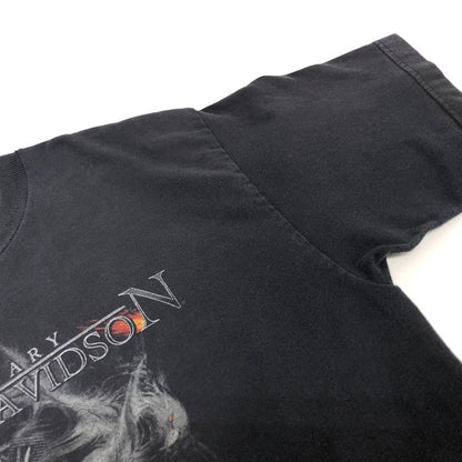 【現状渡し品】【メンズ】 HARLEY DAVIDSON ハーレーダビッドソン 00S LEGENDARY SS TEE 半袖 Tシャツ トップス 古着 ヴィンテージ系 146-260422-rs-01-fur サイズ：L カラー：ブラック 万代Net店