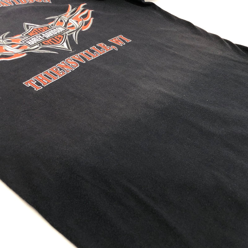 【現状渡し品】【メンズ】 HARLEY DAVIDSON ハーレーダビッドソン 00S LEGENDARY SS TEE 半袖 Tシャツ トップス 古着 ヴィンテージ系 146-260422-rs-01-fur サイズ：L カラー：ブラック 万代Net店