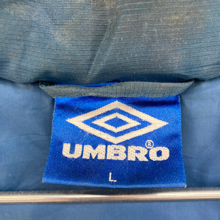 【現状渡し品】【メンズ】 UMBRO ナイロンジャケット 146-260110-WA-03-iwa サイズ：L カラー：ネイビー系 万代Net店