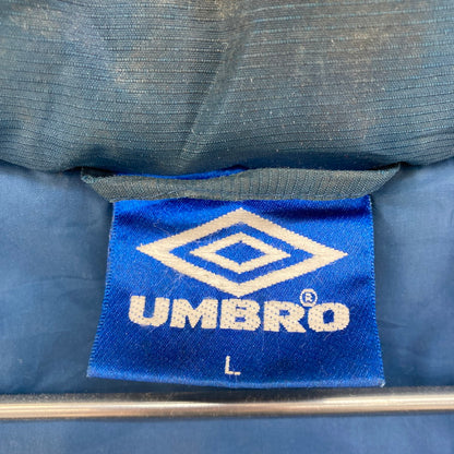 【現状渡し品】【メンズ】 UMBRO ナイロンジャケット 146-260110-WA-03-iwa サイズ：L カラー：ネイビー系 万代Net店