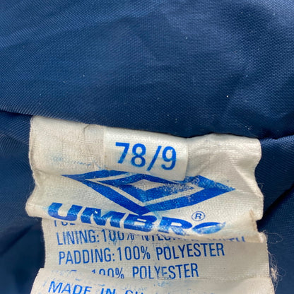 【現状渡し品】【メンズ】 UMBRO ナイロンジャケット 146-260110-WA-03-iwa サイズ：L カラー：ネイビー系 万代Net店