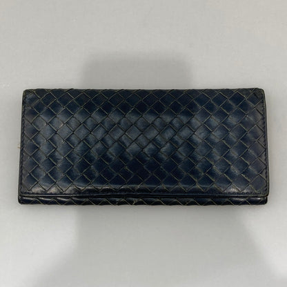【中古品】【メンズ】 BOTTEGA VENETA ボッテガヴェネタ 長財布 200-260426-WA-09-iwa カラー：ネイビー 万代Net店