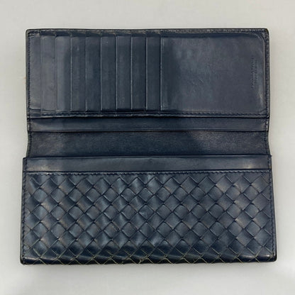 【中古品】【メンズ】 BOTTEGA VENETA ボッテガヴェネタ 長財布 200-260426-WA-09-iwa カラー：ネイビー 万代Net店