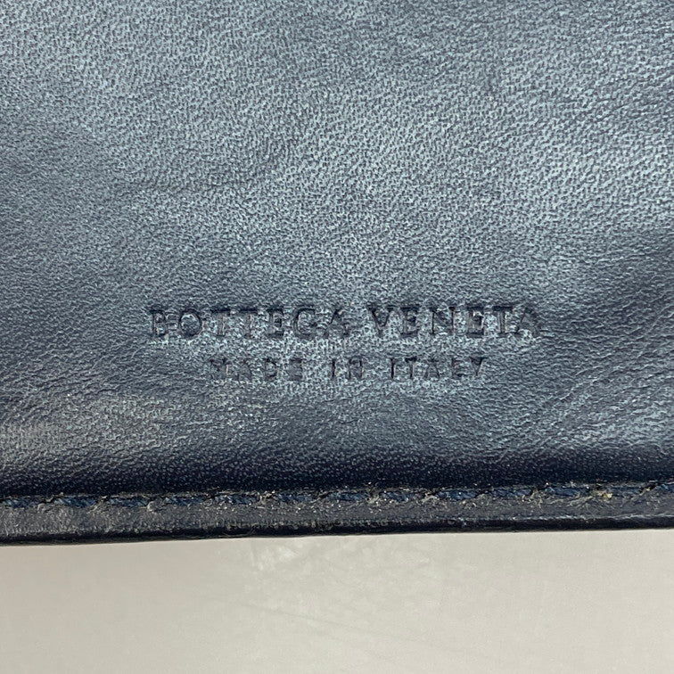 【中古品】【メンズ】 BOTTEGA VENETA ボッテガヴェネタ 長財布 200-260426-WA-09-iwa カラー：ネイビー 万代Net店