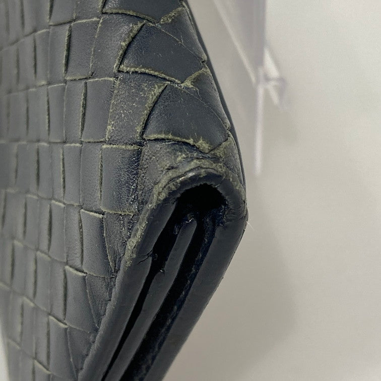 【中古品】【メンズ】 BOTTEGA VENETA ボッテガヴェネタ 長財布 200-260426-WA-09-iwa カラー：ネイビー 万代Net店