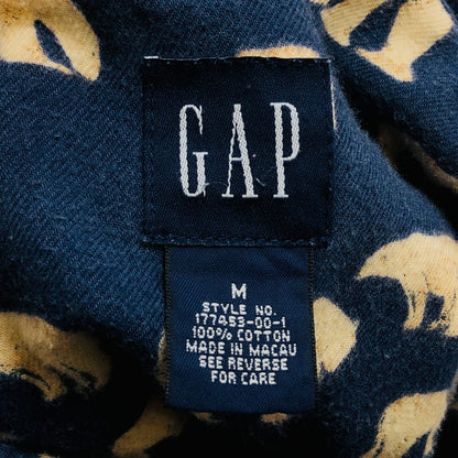 【現状渡し品】【メンズ】 GAP ギャップ OLD GAP オールドギャップ コットン 長袖シャツ カジュアルシャツ トップス 146-250807-hn-02-fur サイズ：M カラー：ネイビー/ベージュ系 万代Net店