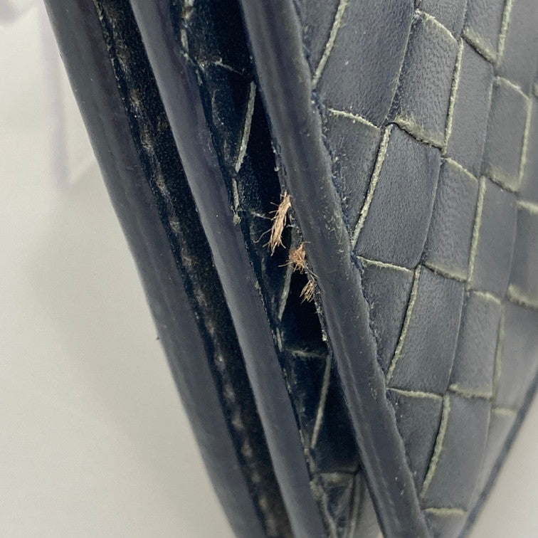 【中古品】【メンズ】 BOTTEGA VENETA ボッテガヴェネタ 長財布 200-260426-WA-09-iwa カラー：ネイビー 万代Net店