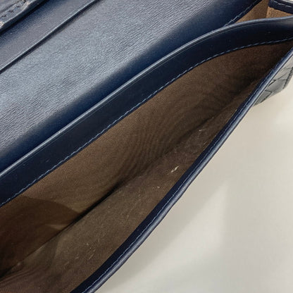 【中古品】【メンズ】 BOTTEGA VENETA ボッテガヴェネタ 長財布 200-260426-WA-09-iwa カラー：ネイビー 万代Net店