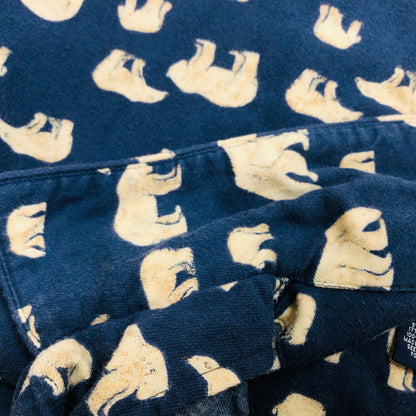 【現状渡し品】【メンズ】 GAP ギャップ OLD GAP オールドギャップ コットン 長袖シャツ カジュアルシャツ トップス 146-250807-hn-02-fur サイズ：M カラー：ネイビー/ベージュ系 万代Net店