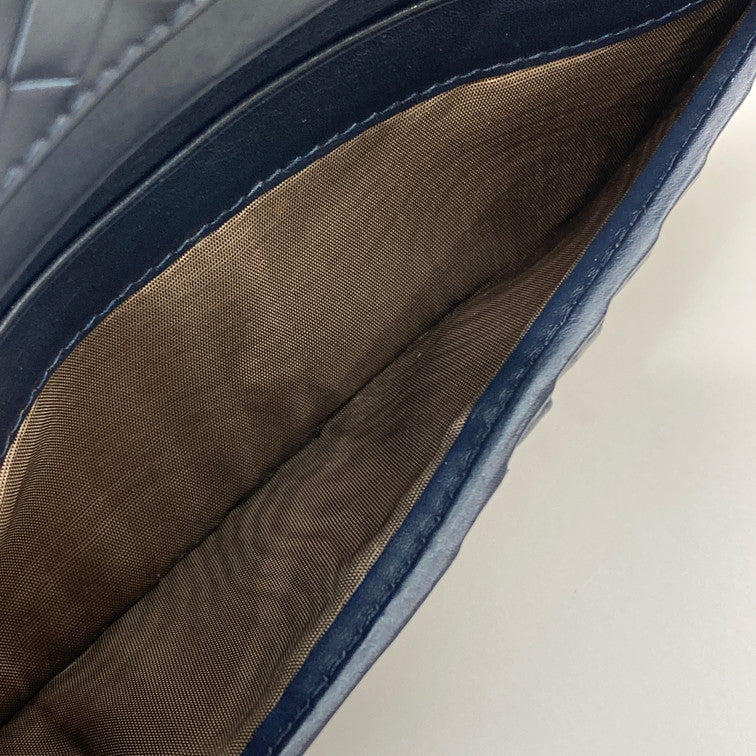 【中古品】【メンズ】 BOTTEGA VENETA ボッテガヴェネタ 長財布 200-260426-WA-09-iwa カラー：ネイビー 万代Net店