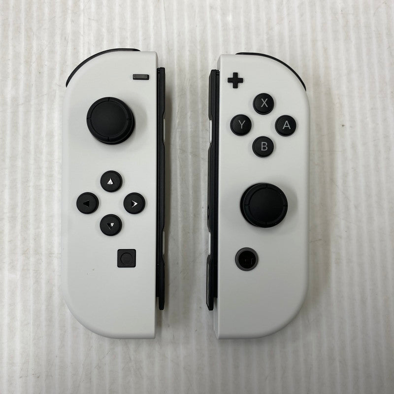 【中古美品】 【未使用】【ゲーム】Nintendo Switch (有機ELモデル) Joy-Con(L)/(R) ホワイト HEG-S-KAAAA(JPN) 任天堂 ニンテンドースイッチ 本体 034-261015-ay-13-izu 万代Net店