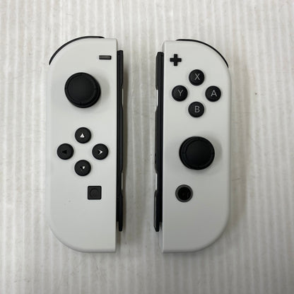 【中古美品】 【未使用】【ゲーム】Nintendo Switch (有機ELモデル) Joy-Con(L)/(R) ホワイト HEG-S-KAAAA(JPN) 任天堂 ニンテンドースイッチ 本体 034-261015-ay-13-izu 万代Net店