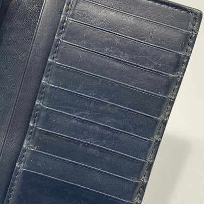【中古品】【メンズ】 BOTTEGA VENETA ボッテガヴェネタ 長財布 200-260426-WA-09-iwa カラー：ネイビー 万代Net店