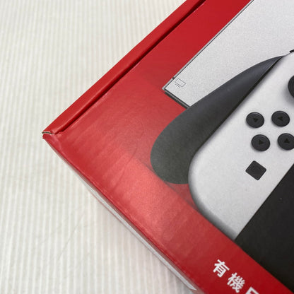 【中古美品】 【未使用】【ゲーム】Nintendo Switch (有機ELモデル) Joy-Con(L)/(R) ホワイト HEG-S-KAAAA(JPN) 任天堂 ニンテンドースイッチ 本体 034-261015-ay-13-izu 万代Net店