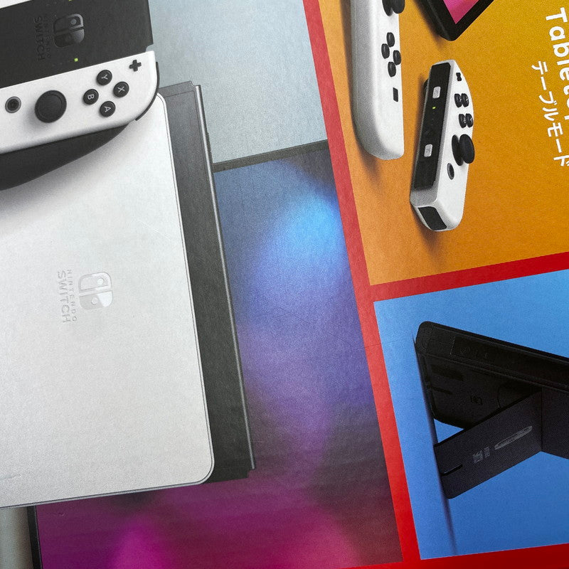 【中古美品】 【未使用】【ゲーム】Nintendo Switch (有機ELモデル) Joy-Con(L)/(R) ホワイト HEG-S-KAAAA(JPN) 任天堂 ニンテンドースイッチ 本体 034-261015-ay-13-izu 万代Net店