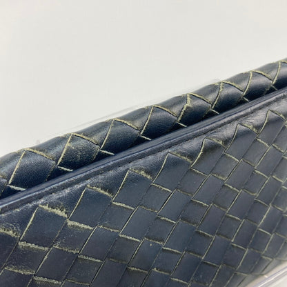 【中古品】【メンズ】 BOTTEGA VENETA ボッテガヴェネタ 長財布 200-260426-WA-09-iwa カラー：ネイビー 万代Net店