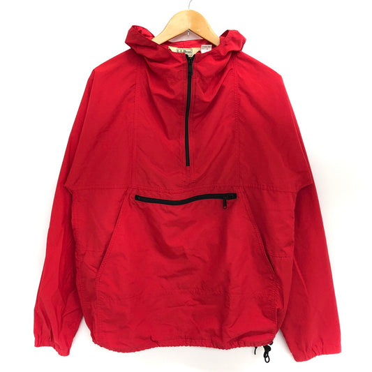 【中古品】【メンズ】 L.L.BEAN エルエルビーン 80S ANORAK NYLON PARKA アノラックパーカー ナイロンジャケット 古着 ヴィンテージ系 146-260422-rs-05-fur サイズ：M カラー：レッド 万代Net店