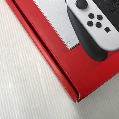 【中古美品】 【未使用】【ゲーム】Nintendo Switch (有機ELモデル) Joy-Con(L)/(R) ホワイト HEG-S-KAAAA(JPN) 任天堂 ニンテンドースイッチ 本体 034-261015-ay-13-izu 万代Net店