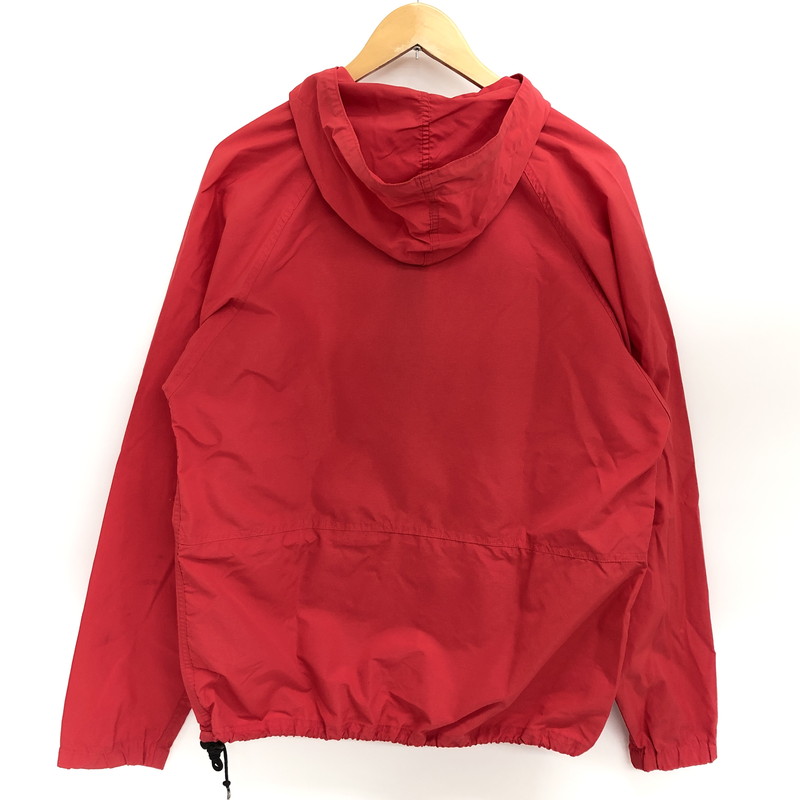 【中古品】【メンズ】 L.L.BEAN エルエルビーン 80S ANORAK NYLON PARKA アノラックパーカー ナイロンジャケット 古着 ヴィンテージ系 146-260422-rs-05-fur サイズ：M カラー：レッド 万代Net店