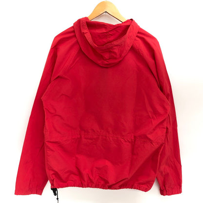 【中古品】【メンズ】 L.L.BEAN エルエルビーン 80S ANORAK NYLON PARKA アノラックパーカー ナイロンジャケット 古着 ヴィンテージ系 146-260422-rs-05-fur サイズ：M カラー：レッド 万代Net店