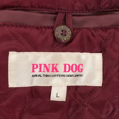 【現状渡し品】【メンズ】 PINK DOG ピンクドッグ JACKET ジャケット ブルゾン 刺繍 アウター ヴィンテージ系 146-250808-rs-01-fur サイズ：L カラー：ワインレッド系 万代Net店