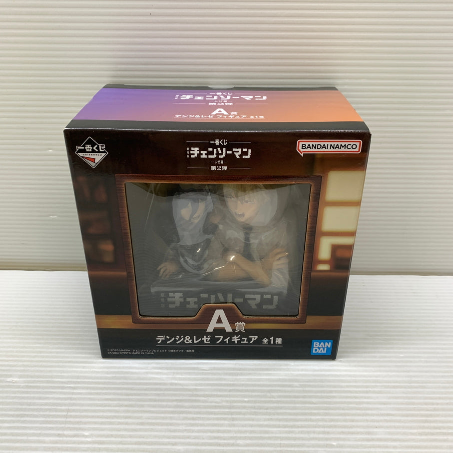 【中古品】 一番くじ 劇場版 チェンソーマン レゼ篇 第2弾 A賞 デンジ＆レゼ フィギュア バンダイ 箱あり 051-260929-YT-03-min 万代Net店