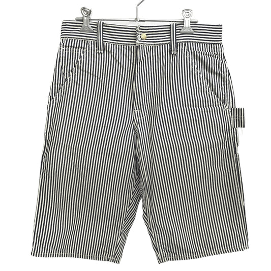 【中古品】【メンズ】 JOE MCCOY ジョーマッコイ 8HOUR UNION HALF PANTS LOT746 エイトアワーユニオン ハーフパンツ ヒッコリー ボトムス 古着 156-260709-rs-09-fur サイズ：28 カラー：ヒッコリー 万代Net店