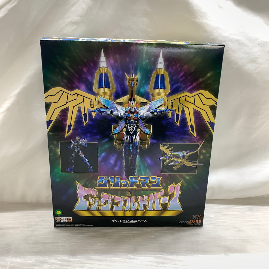 【現状渡し品】 グリッドマン ユニバース THE合体/グリッドマン(Universe Fighter)＆ビッグゴルドバーン 052-260609-MS-09-min 万代Net店