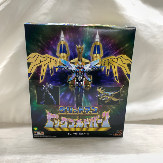 【現状渡し品】 グリッドマン ユニバース THE合体/グリッドマン(Universe Fighter)＆ビッグゴルドバーン 052-260609-MS-09-min 万代Net店