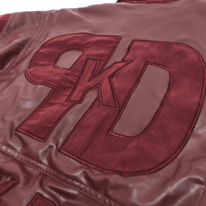 【現状渡し品】【メンズ】 PINK DOG ピンクドッグ JACKET ジャケット ブルゾン 刺繍 アウター ヴィンテージ系 146-250808-rs-01-fur サイズ：L カラー：ワインレッド系 万代Net店