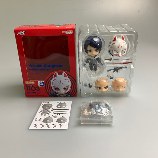 【中古品】 ねんどろいど 1103 ペルソナ5 the Animation 喜多川祐介 怪盗服Ver. (再販) フィギュア ゲーム アニメ 052-251127-AS-6-min 万代Net店