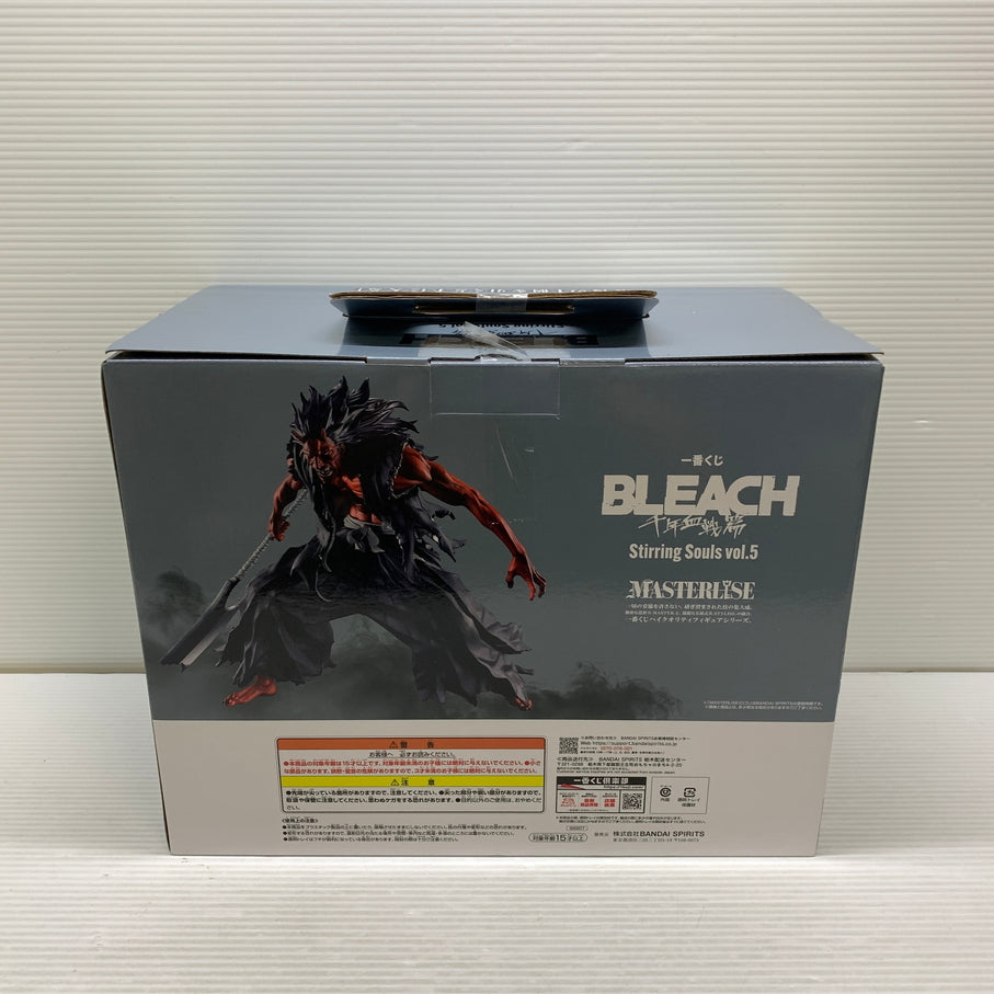 【中古品】 一番くじ BLEACH Stirring Souls vol.5 ラストワン賞 更木剣八 MASTERLISE フィギュア バンダイ 箱あり 051-260929-YT-04-min 万代Net店