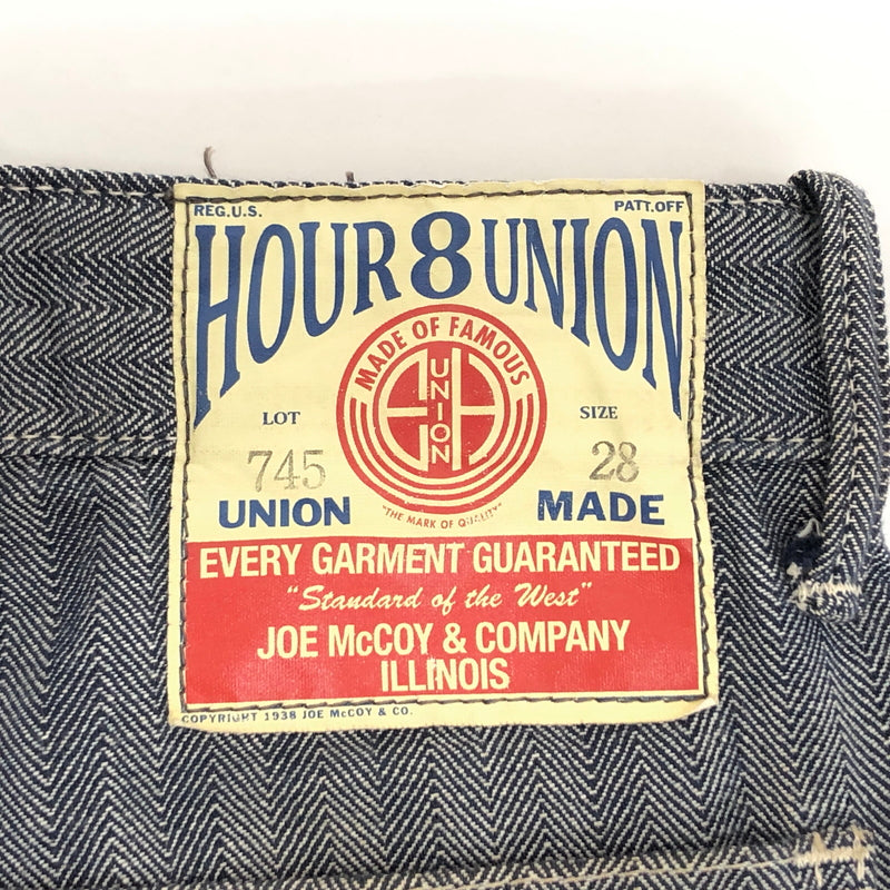 【中古品】【メンズ】 JOE McCOY ジョーマッコイ 8HOUR UNION HALF PANTS LOT745 エイトアワーユニオン ハーフパンツ ボトムス 古着 156-260709-rs-10-fur サイズ：28 カラー：インディゴ 万代Net店