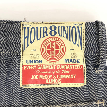 【中古品】【メンズ】 JOE McCOY ジョーマッコイ 8HOUR UNION HALF PANTS LOT745 エイトアワーユニオン ハーフパンツ ボトムス 古着 156-260709-rs-10-fur サイズ：28 カラー：インディゴ 万代Net店